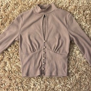 Long Sleeve Cute Top